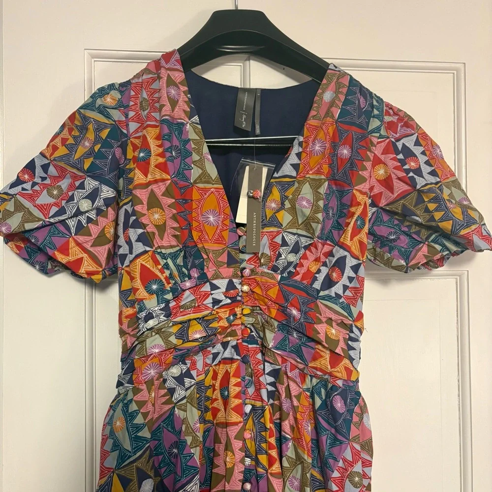 Anthropologie Katerina Button-Front Dress: Nancy McKie Edition - Picture 9 of 11